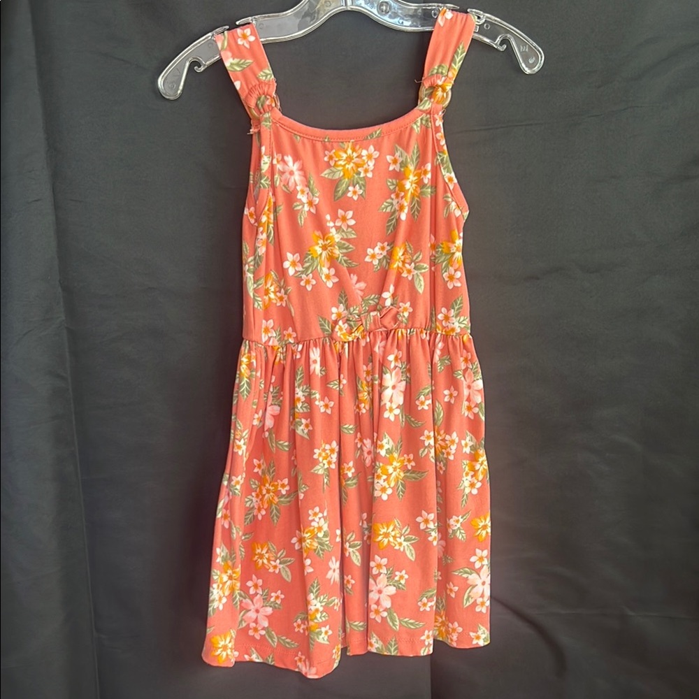 Little Lass Pink Sleeveless Sundress for Resort Wear